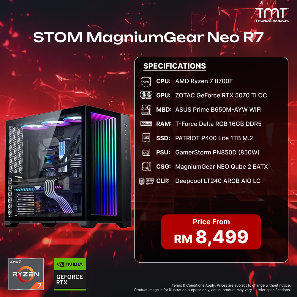 STOM MagniumGear Neo R7 - PC Build Package