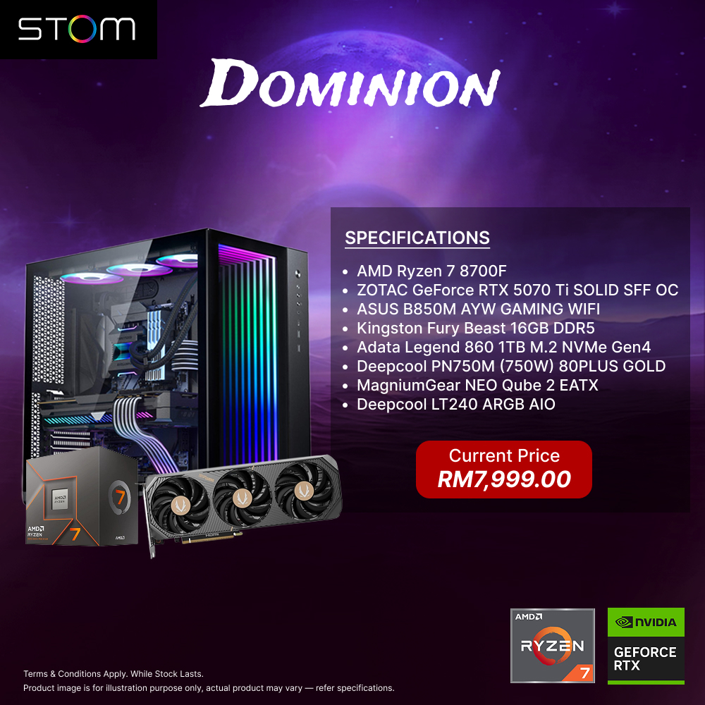 STOM PC Build Package - Dominion