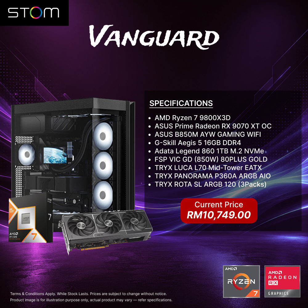 STOM PC Build Package - Vanguard
