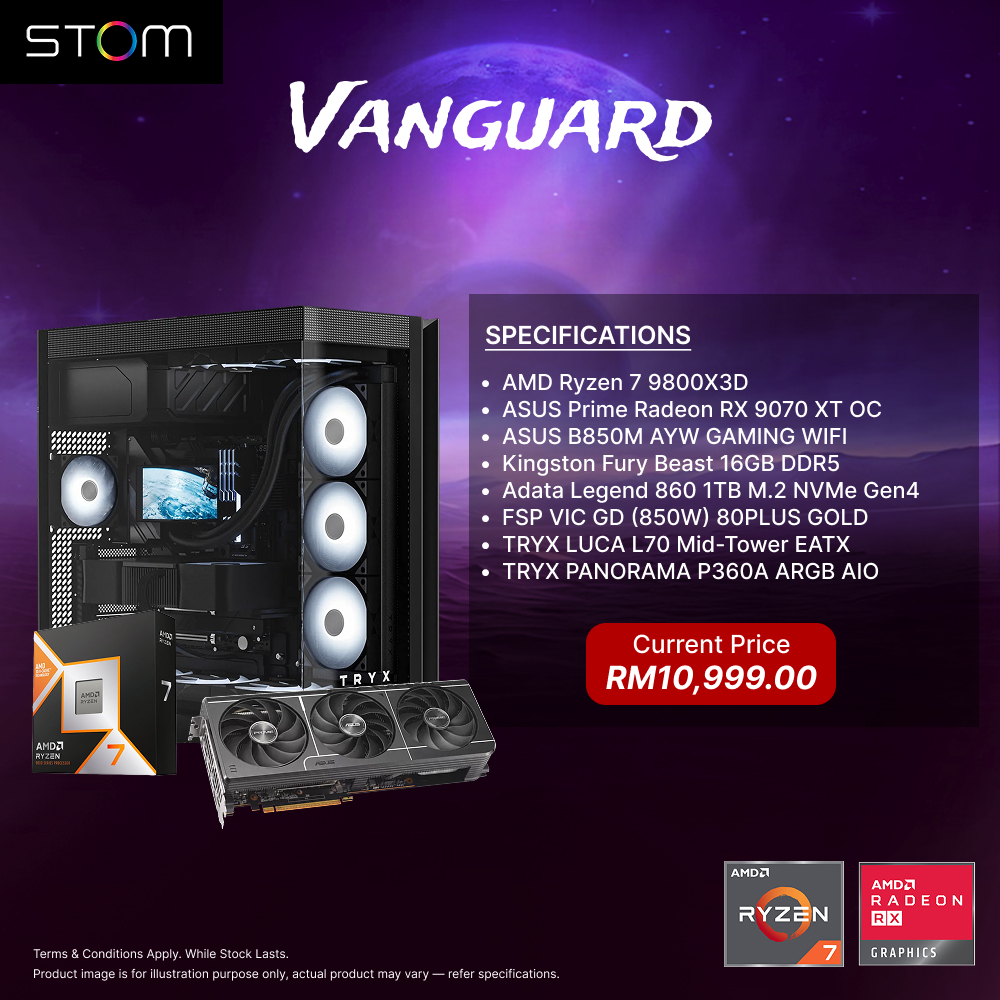 STOM PC Build Package - Vanguard