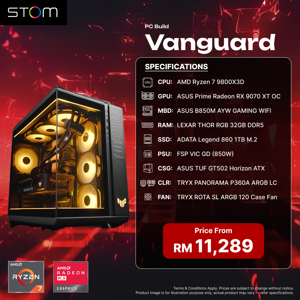 STOM PC Build Package - Vanguard