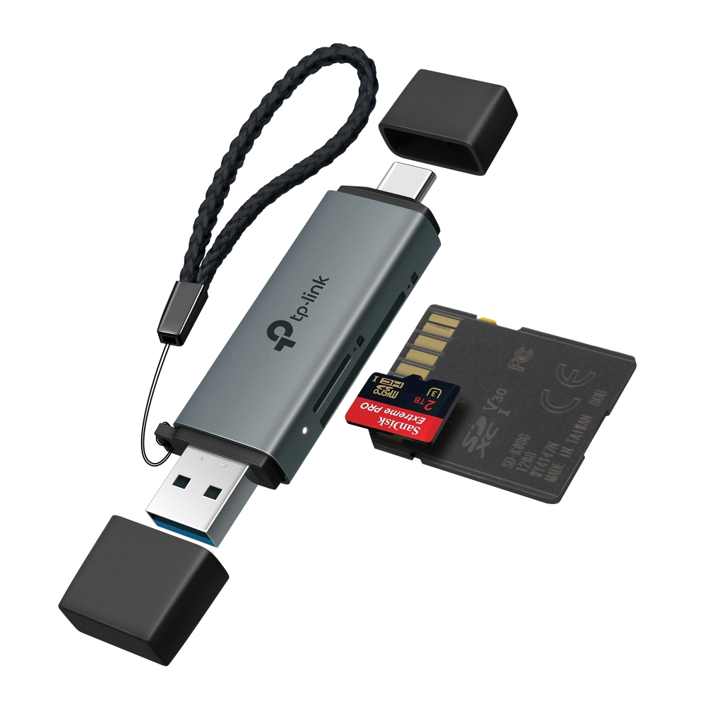 TP-Link UA430D Card Reader | USB 3.0 Type-A to SD & microSD 3.0
