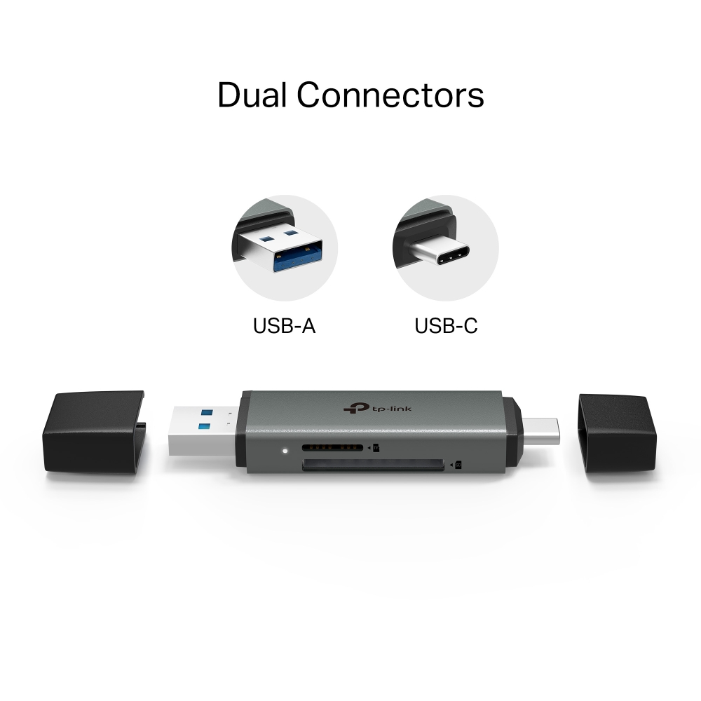 TP-Link UA430D Card Reader | USB 3.0 Type-A to SD & microSD 3.0