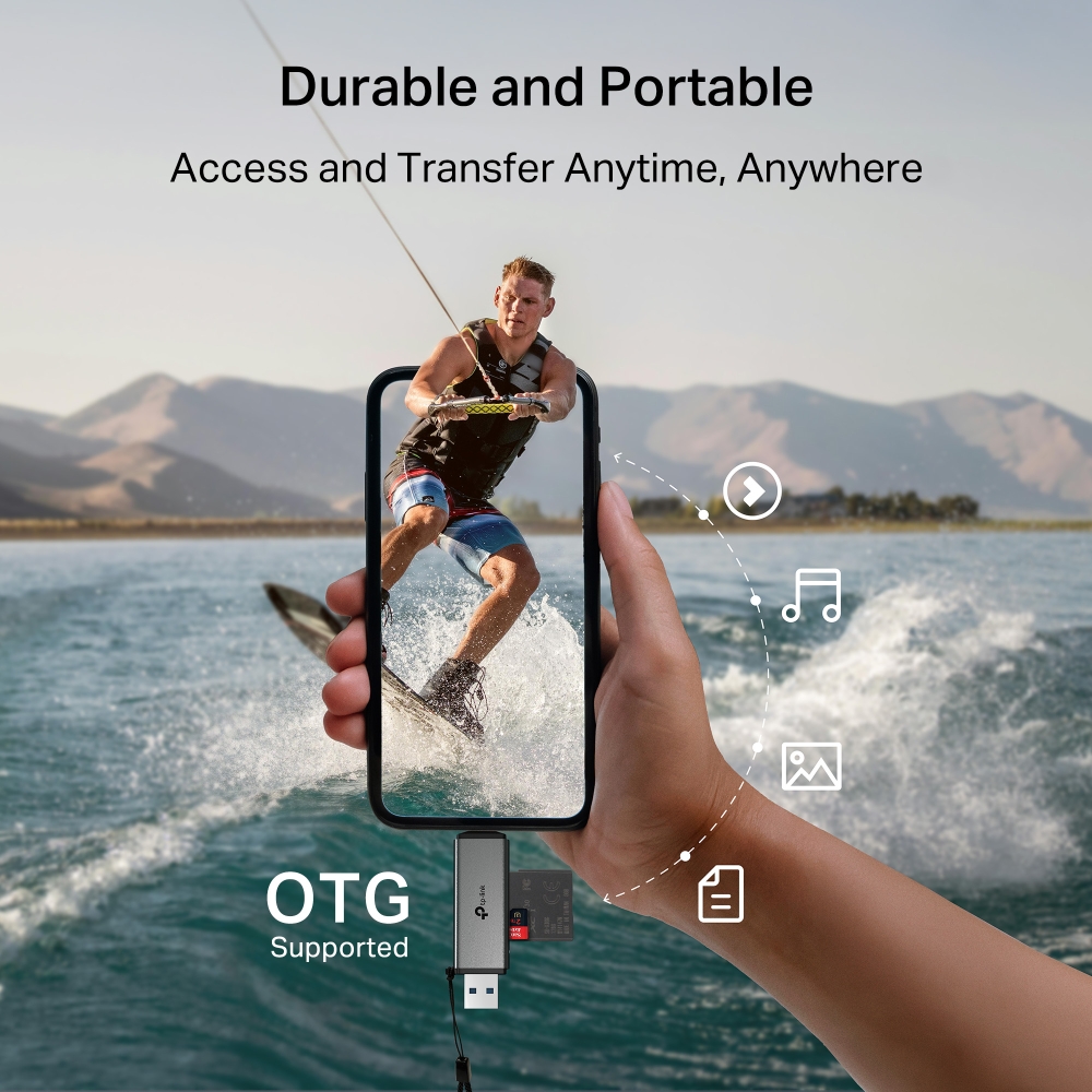 TP-Link UA430D Card Reader | USB 3.0 Type-A to SD & microSD 3.0