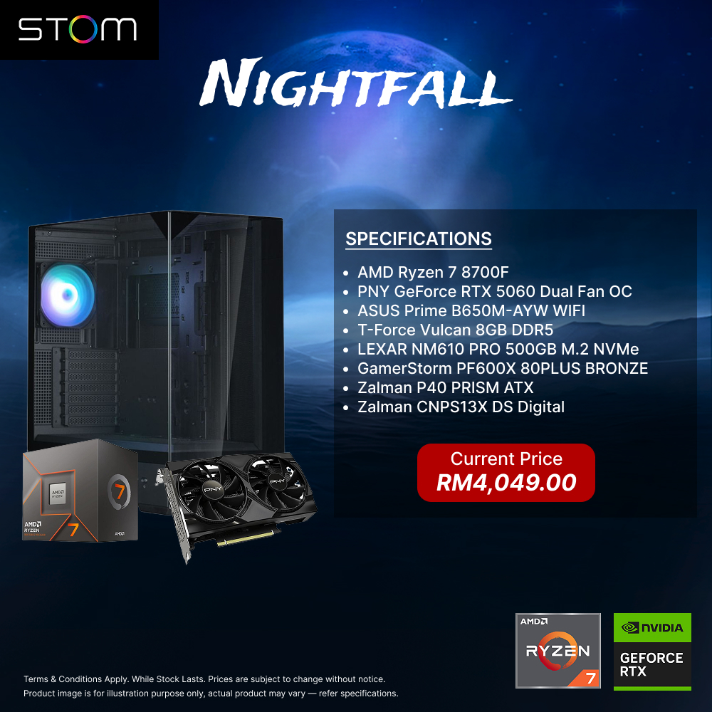 STOM PC Build Package - Nightfall