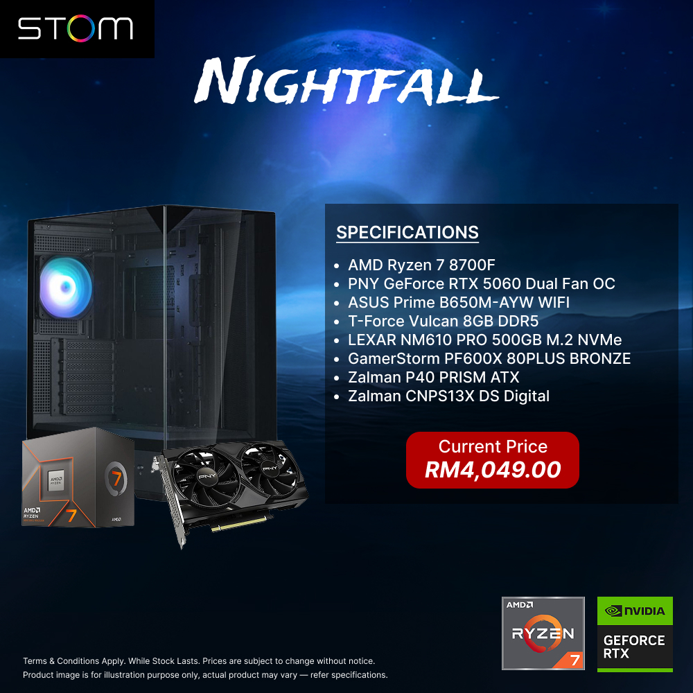 STOM PC Build Package - Nightfall