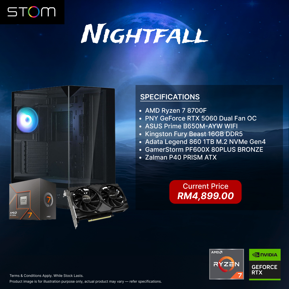STOM PC Build Package - Nightfall