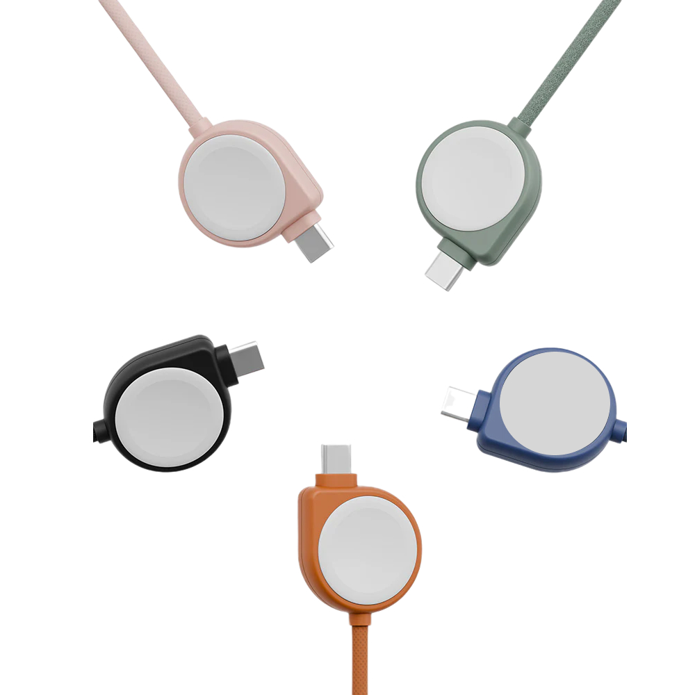 Energea Flow Duo 2-in-1 USB-C Charging Cable + Watch Charger