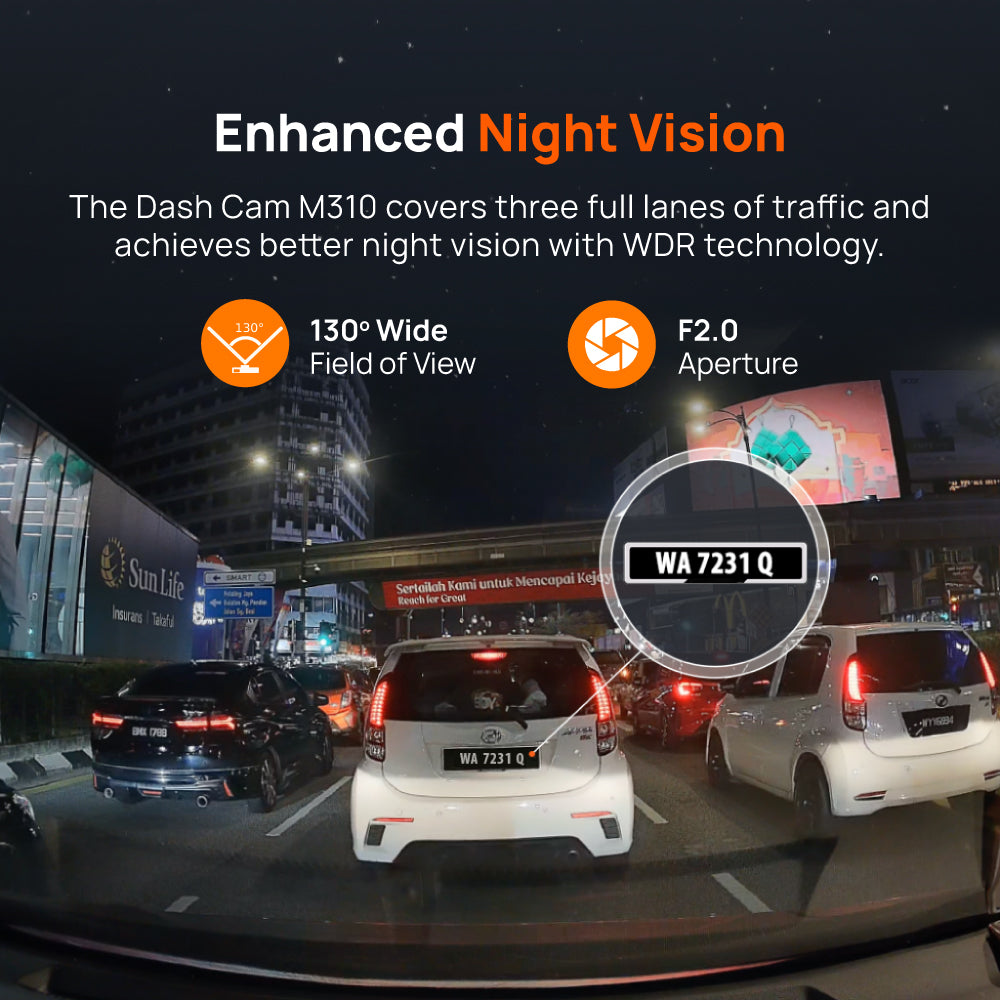 Xiao Mi 70Mai M310 Car DashCam