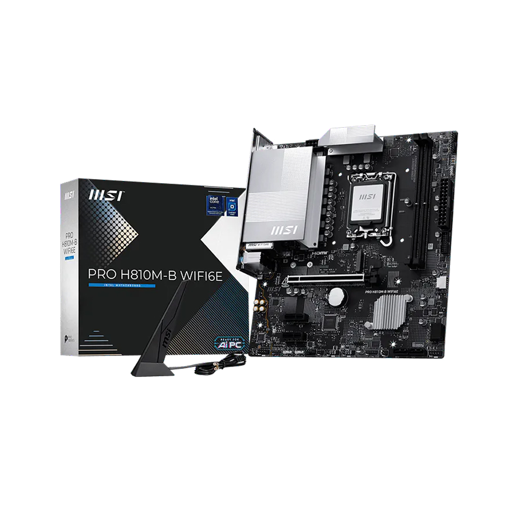 MSI PRO H810M-B WIFI6E mATX Motherboard