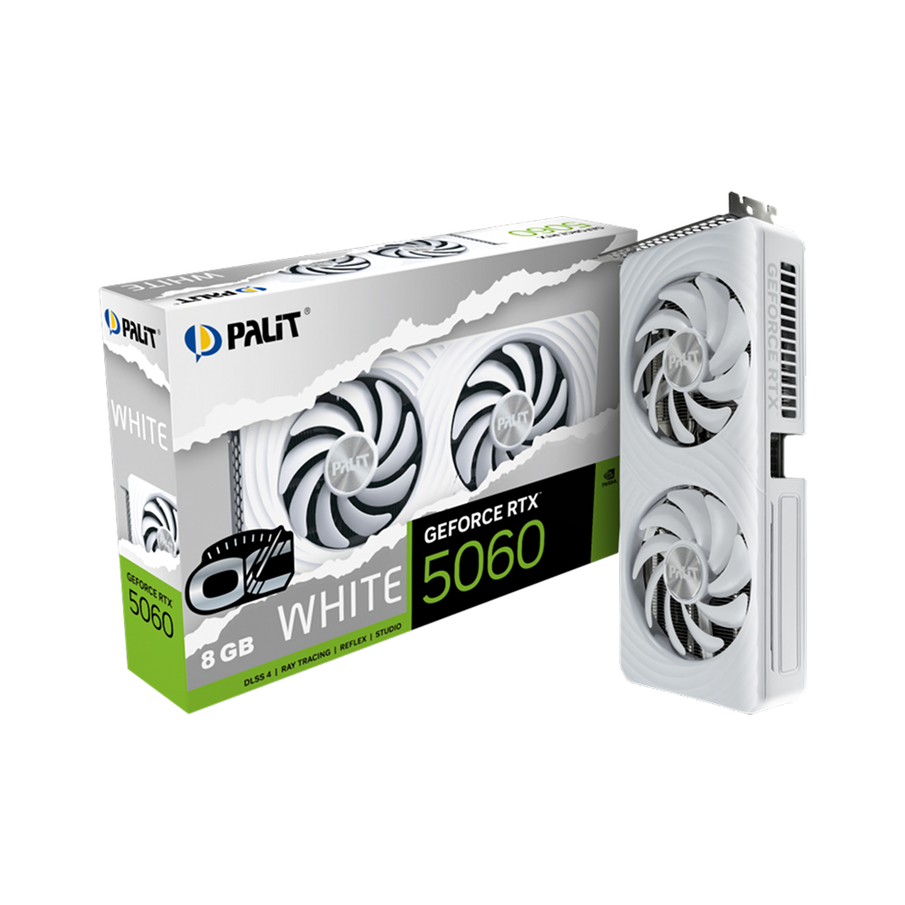 Palit GeForce RTX 5060 White OC 8GB GDDR7