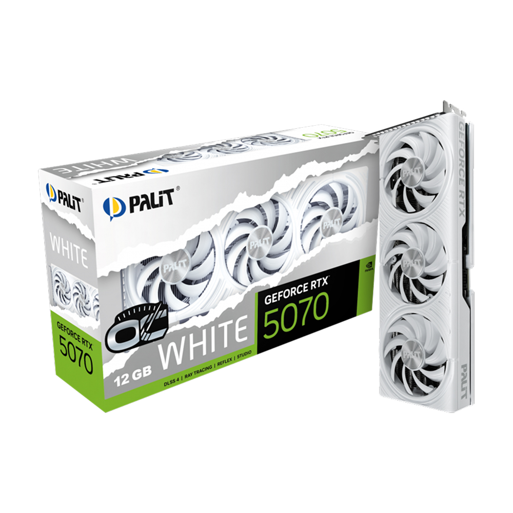 Palit GeForce RTX 5070 White OC 12GB GDDR7