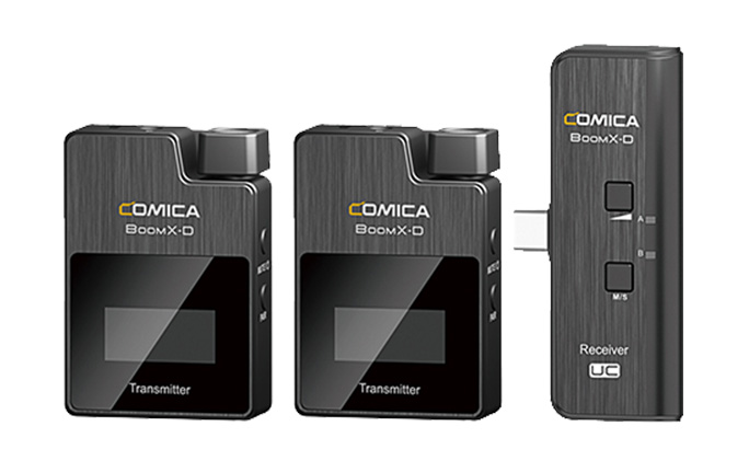 Comica BoomX-D UC2 Professional 2.4Ghz Digital Wireless Microphone for USB-C Devices