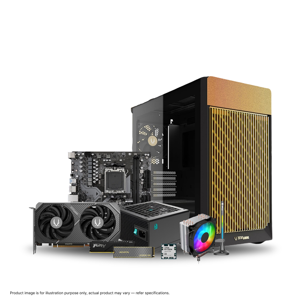 ZOTAC Gaming 5060 Desktop PC Build Package (Black Edition)