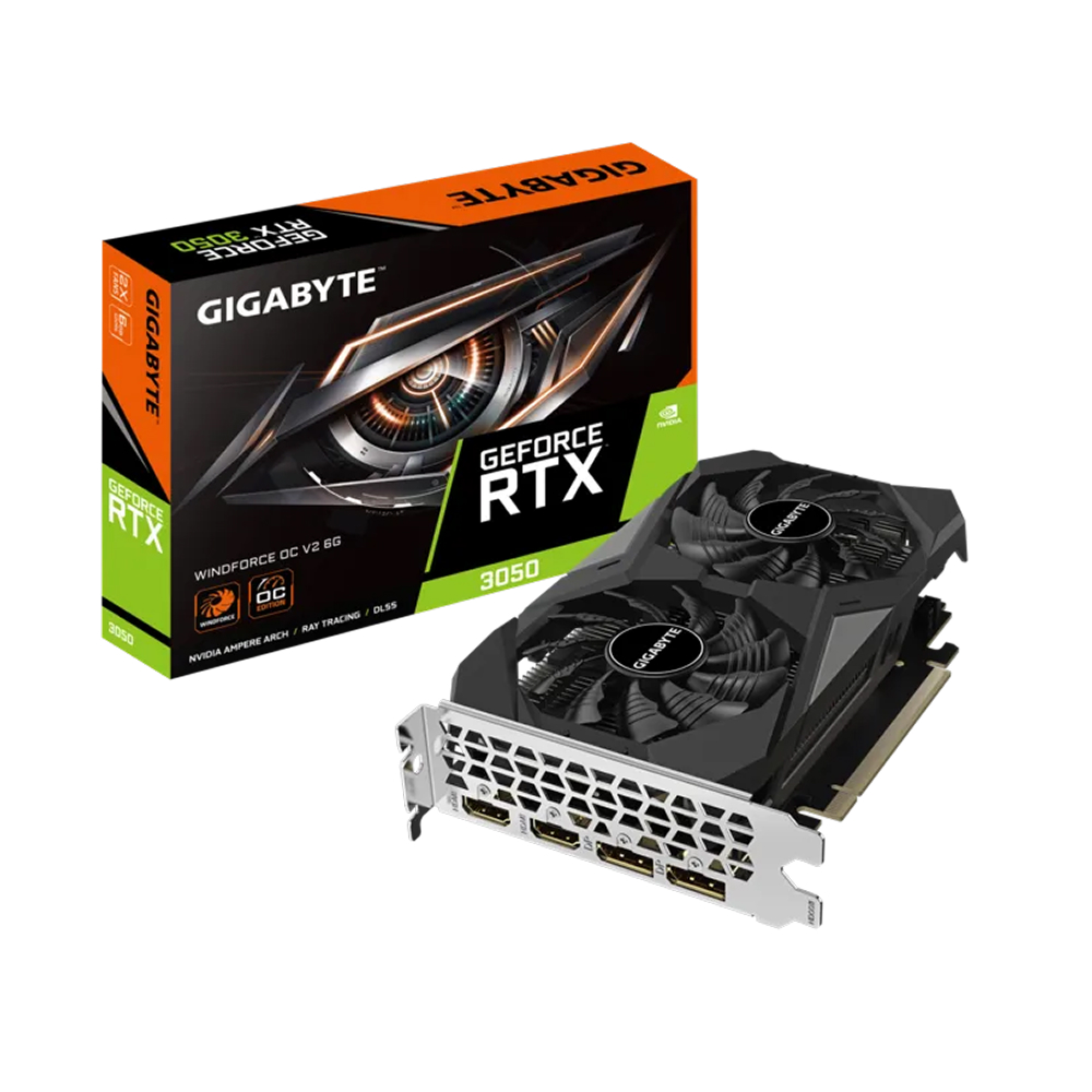 Gigabyte GeForce RTX 3050 WINDFORCE OC V2 6GB GDDR6