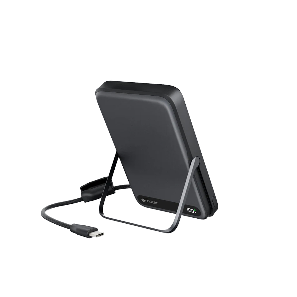 Mazer MagLink19 CCC Magnetic Wireless Power Bank with Built-in Cable