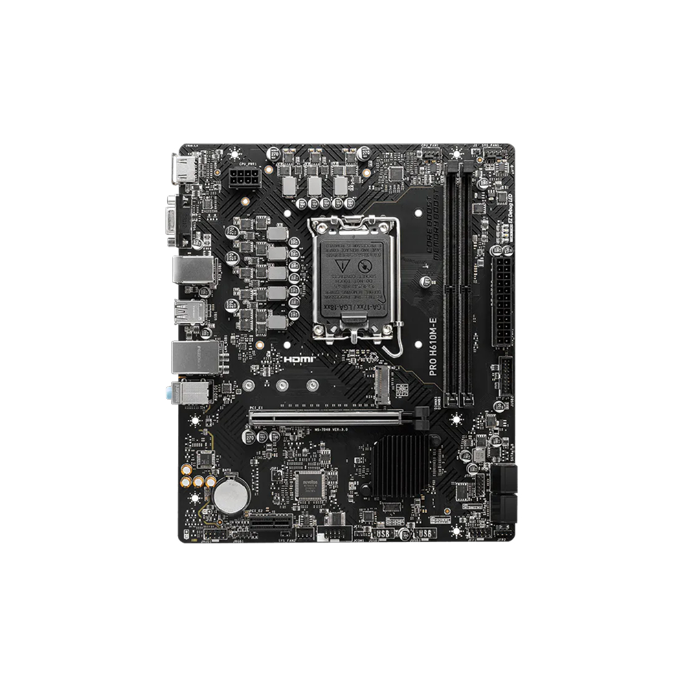 MSI PRO H610M-E DDR5 mATX Motherboard