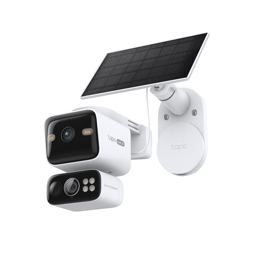 TP-Link Tapo C645D 2K 3MP+3MP Solar-Powered Dual-Lens Pan/Tilt Security Camera