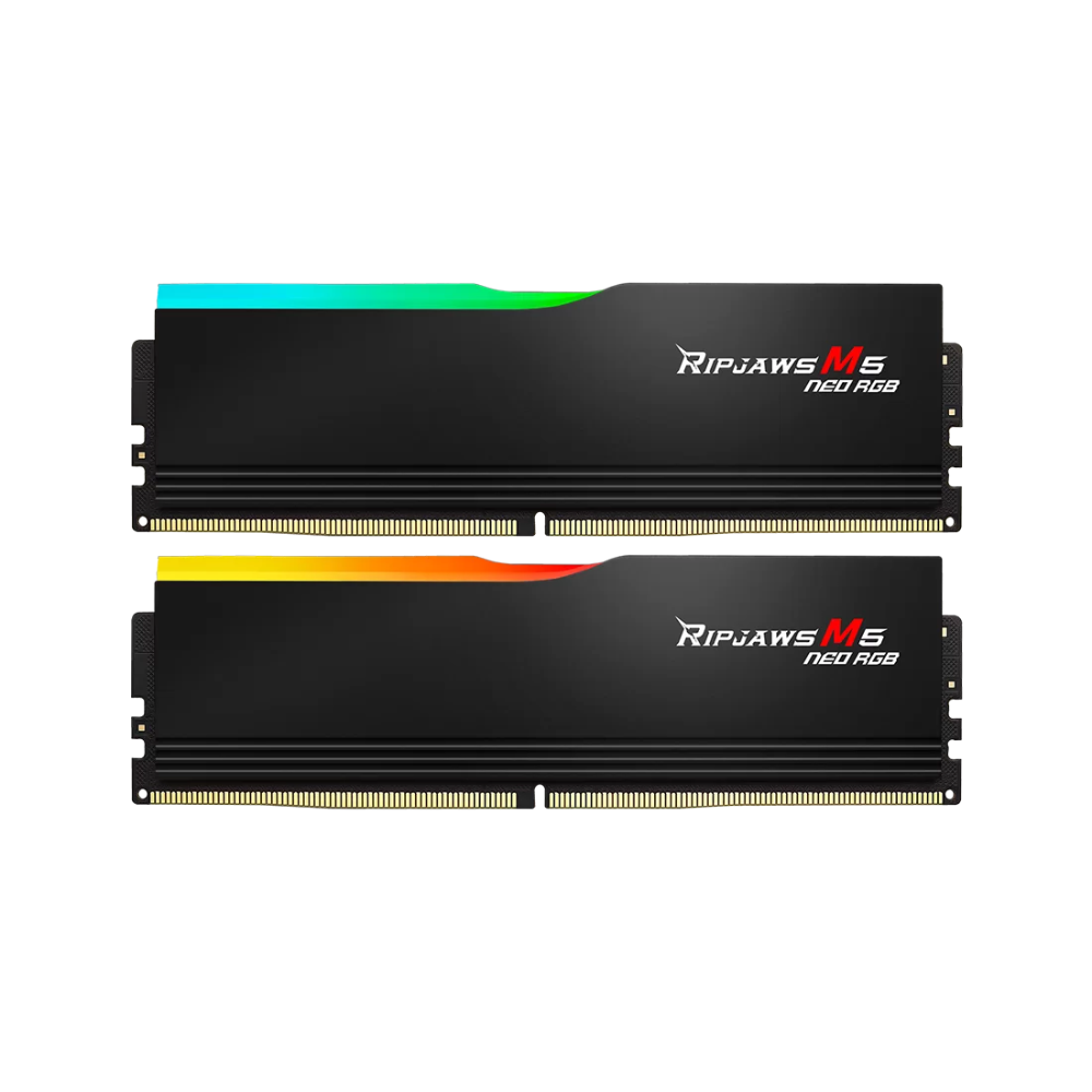 G-Skill Ripjaws M5 NEO RGB DDR5 Ram Desktop | 32GB DDR5 (Kit Of 2) 6000MT/s C28-36-36-96