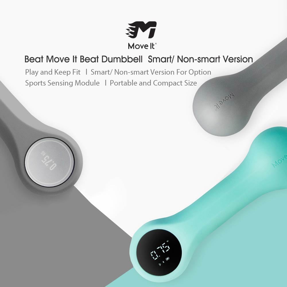 Smart Dumbbell weight Technology with Move-IT, 0.75kg, 0.5kg