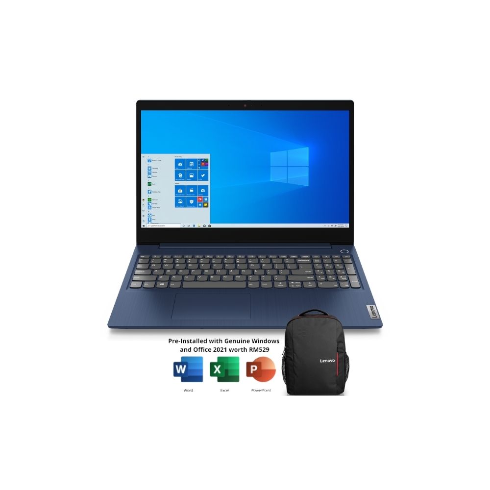 Lenovo IdeaPad 3 15ALC6 82KU01J0MJ Blue Laptop | AMD Ryzen 5500U | 8GB RAM 512GB SSD | 15.6