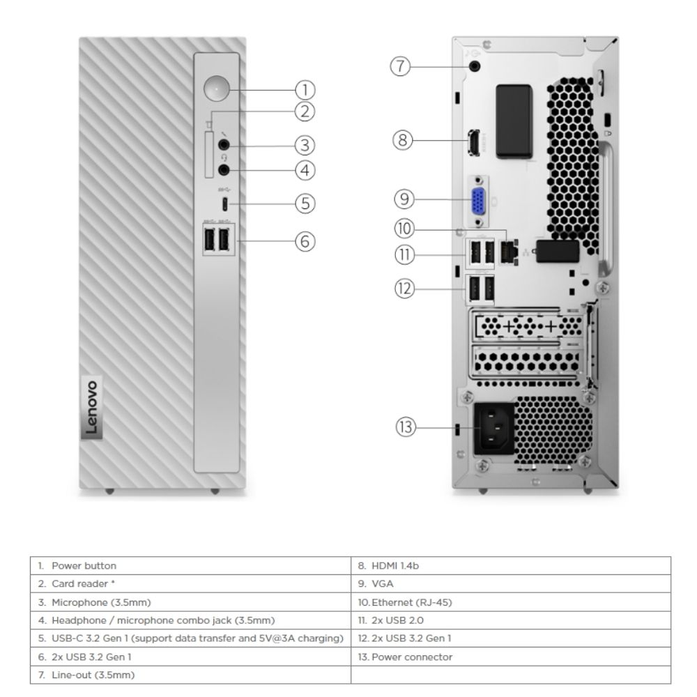 Lenovo IdeaCentre 3 07IAB7 90SM0012MI Desktop |Intel i3-12100
