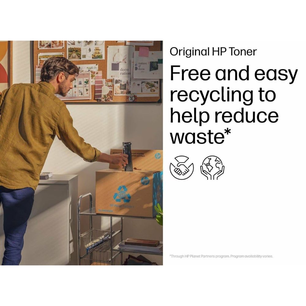 HP 76A Black Original LaserJet Toner Cartridge