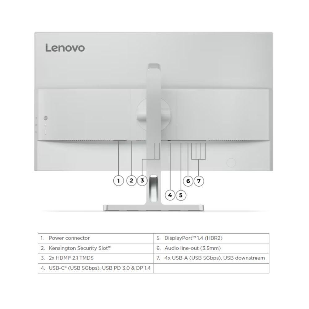 Lenovo L27h-4A (67C0UAC6MY) 27" Monitor | 2560 x 1440