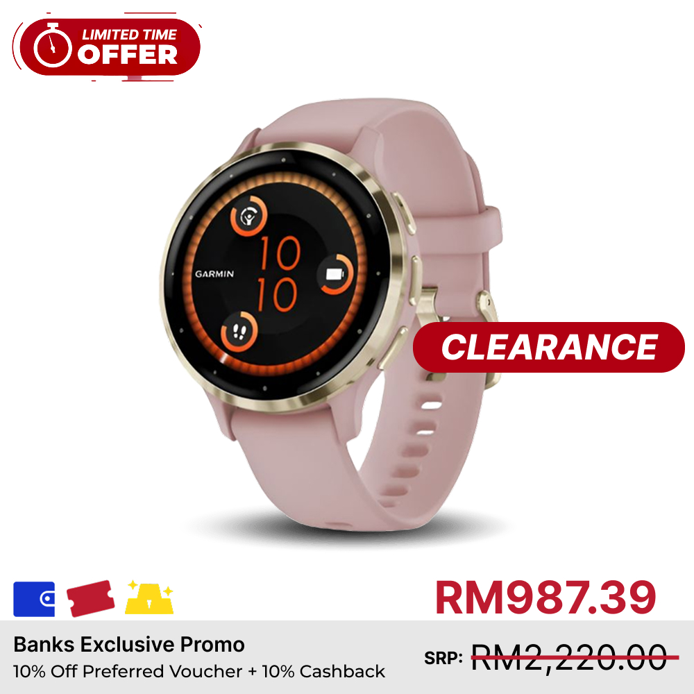 (RFB) Garmin Venu 3 / 3S Advanced GPS Smartwatch