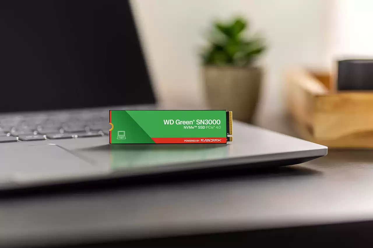 WD GREEN SN3000 M.2 2280 PCIe NVMe Gen4 SSD | 1TB