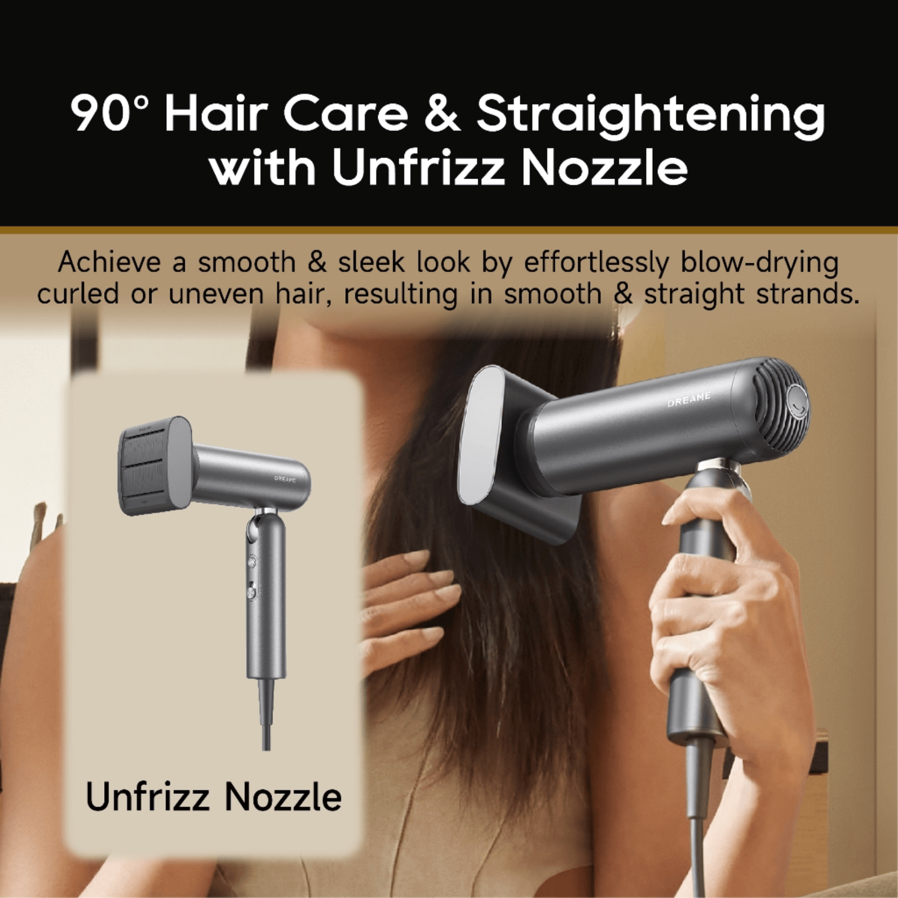 Dreame Pocket Uni Hair Dryer Space Gray