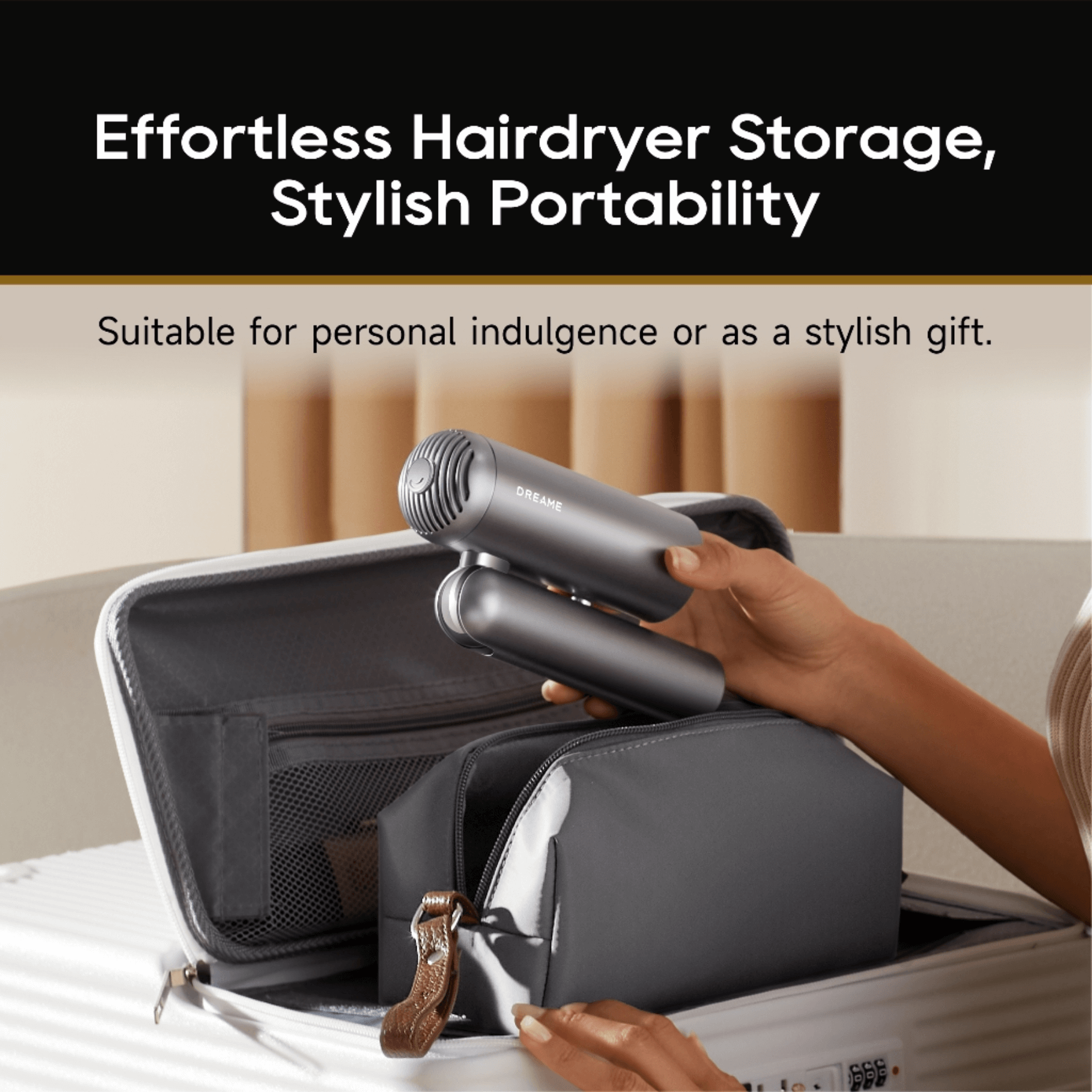 Dreame Pocket Uni Hair Dryer Space Gray