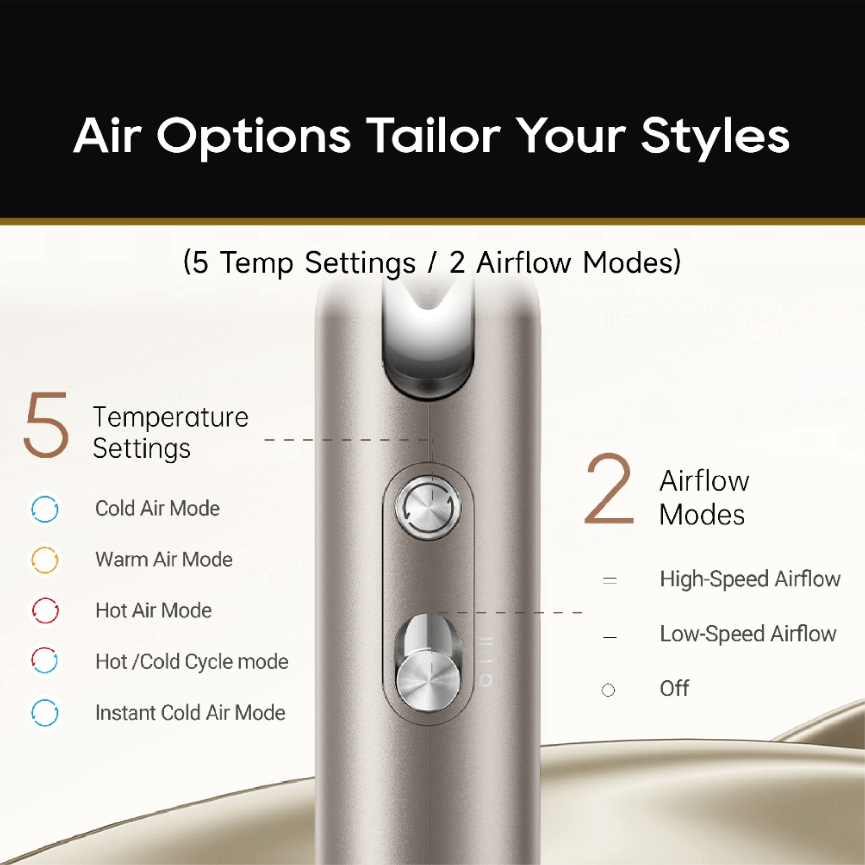 Dreame Pocket Uni Hair Dryer Space Gray