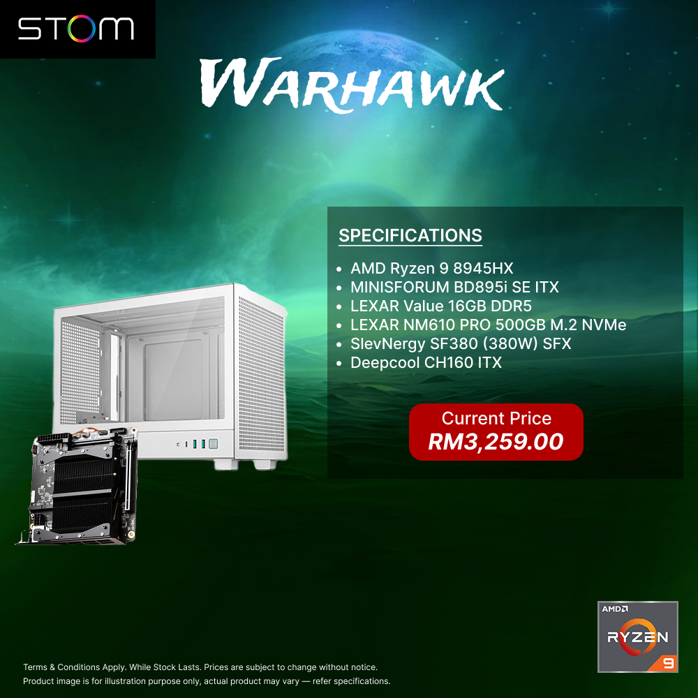STOM PC Build Package - Warhawk