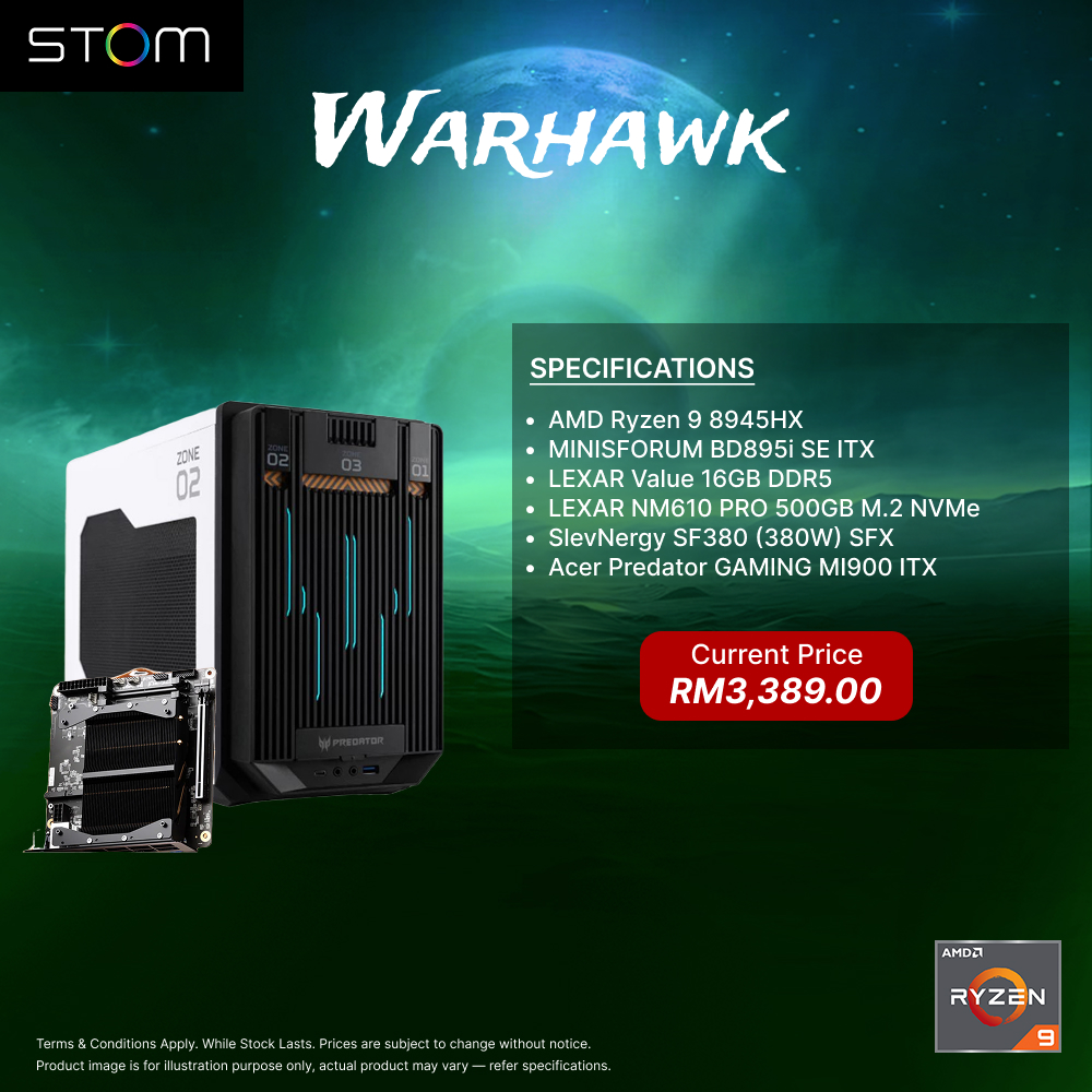 STOM PC Build Package - Warhawk