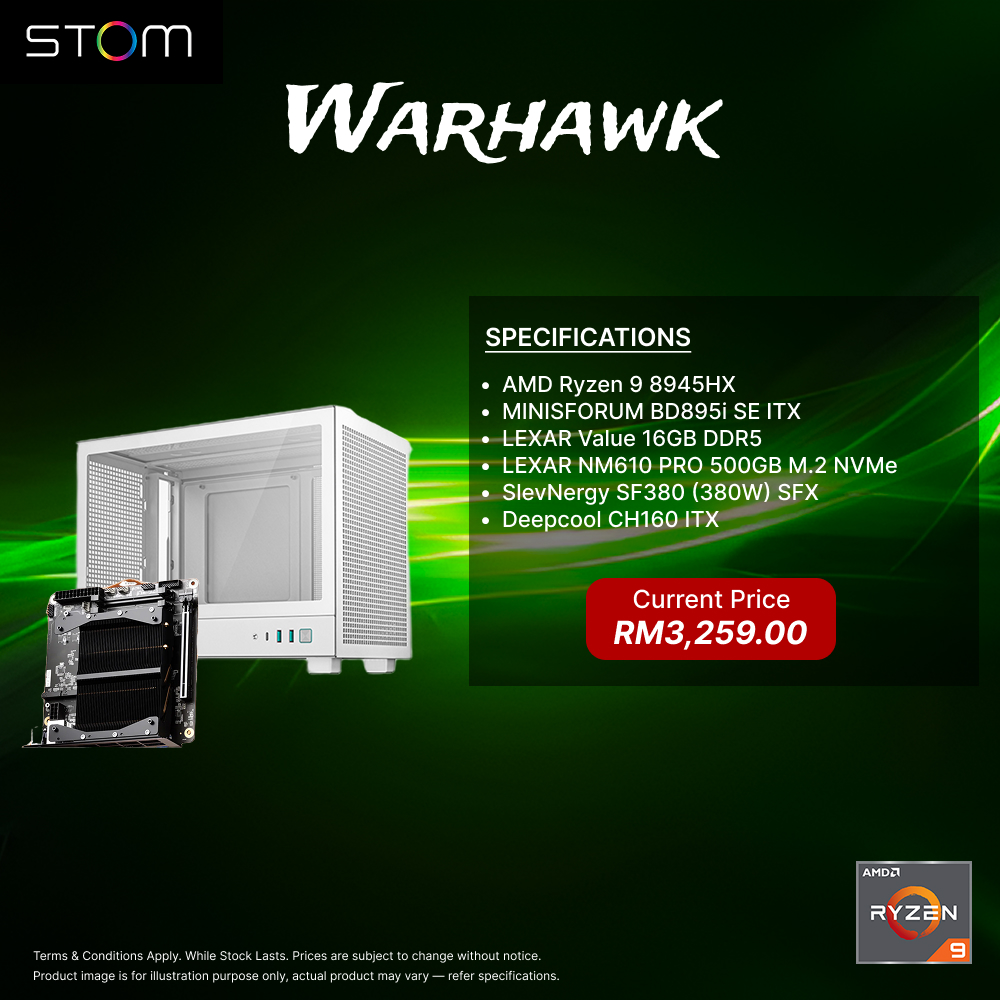 STOM PC Build Package - Warhawk