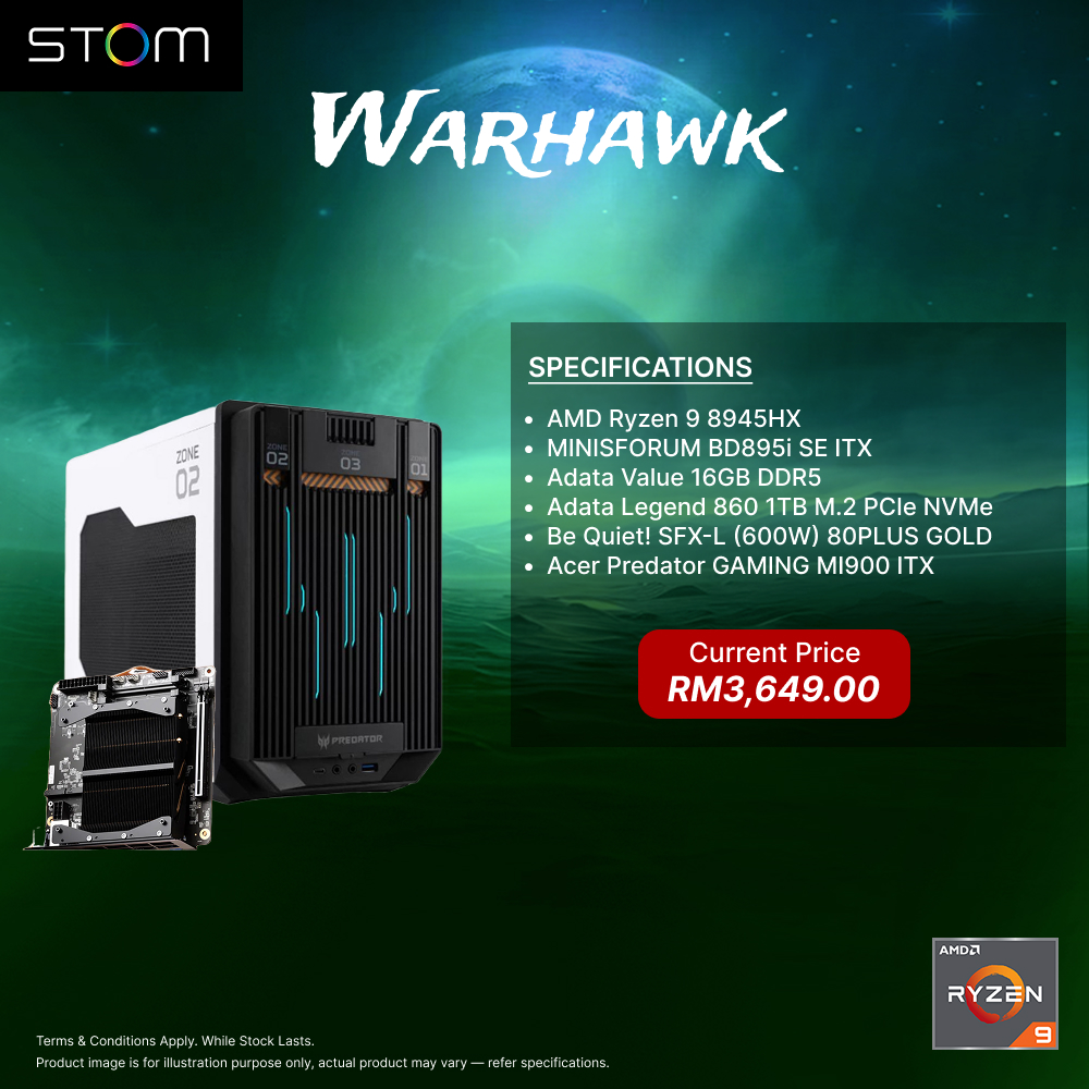 STOM PC Build Package - Warhawk