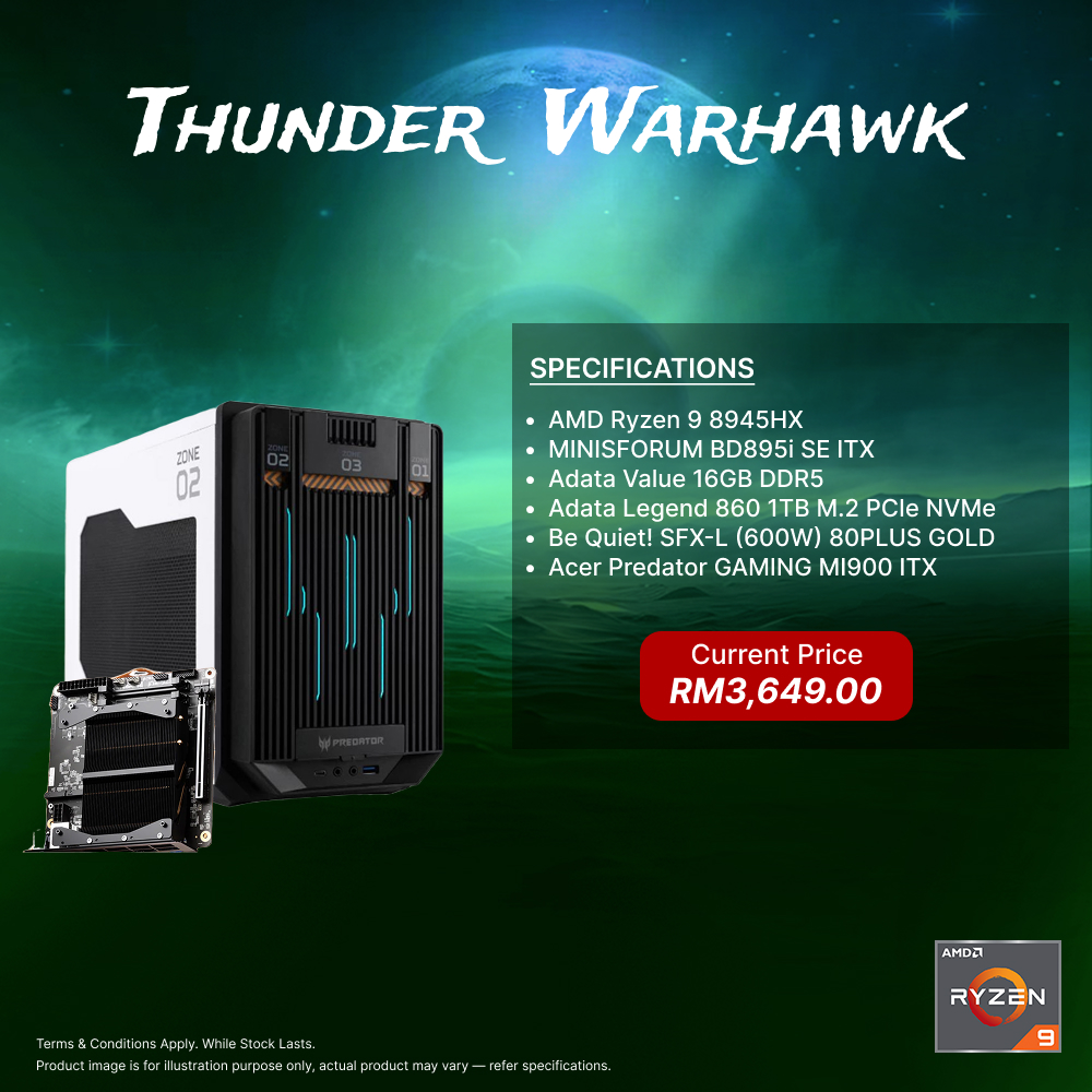Thunder Warhawk - PC Build Package