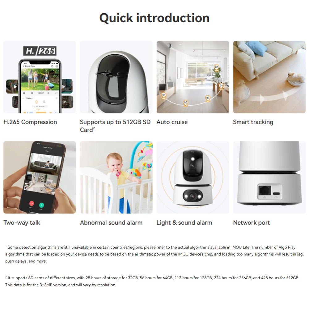 IMOU Ranger Dual Pro 6MP (3+3) Indoor Smart Security Camera