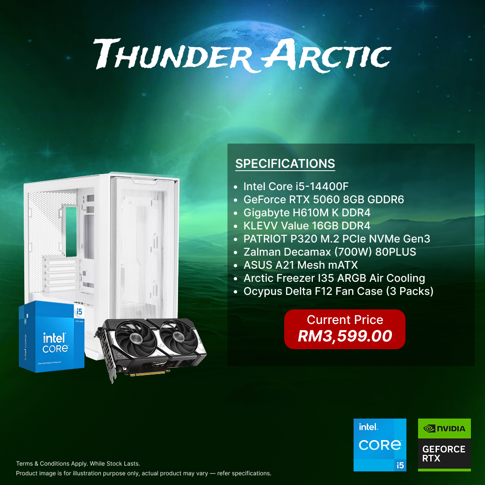 Thunder Arctic - PC Build Package