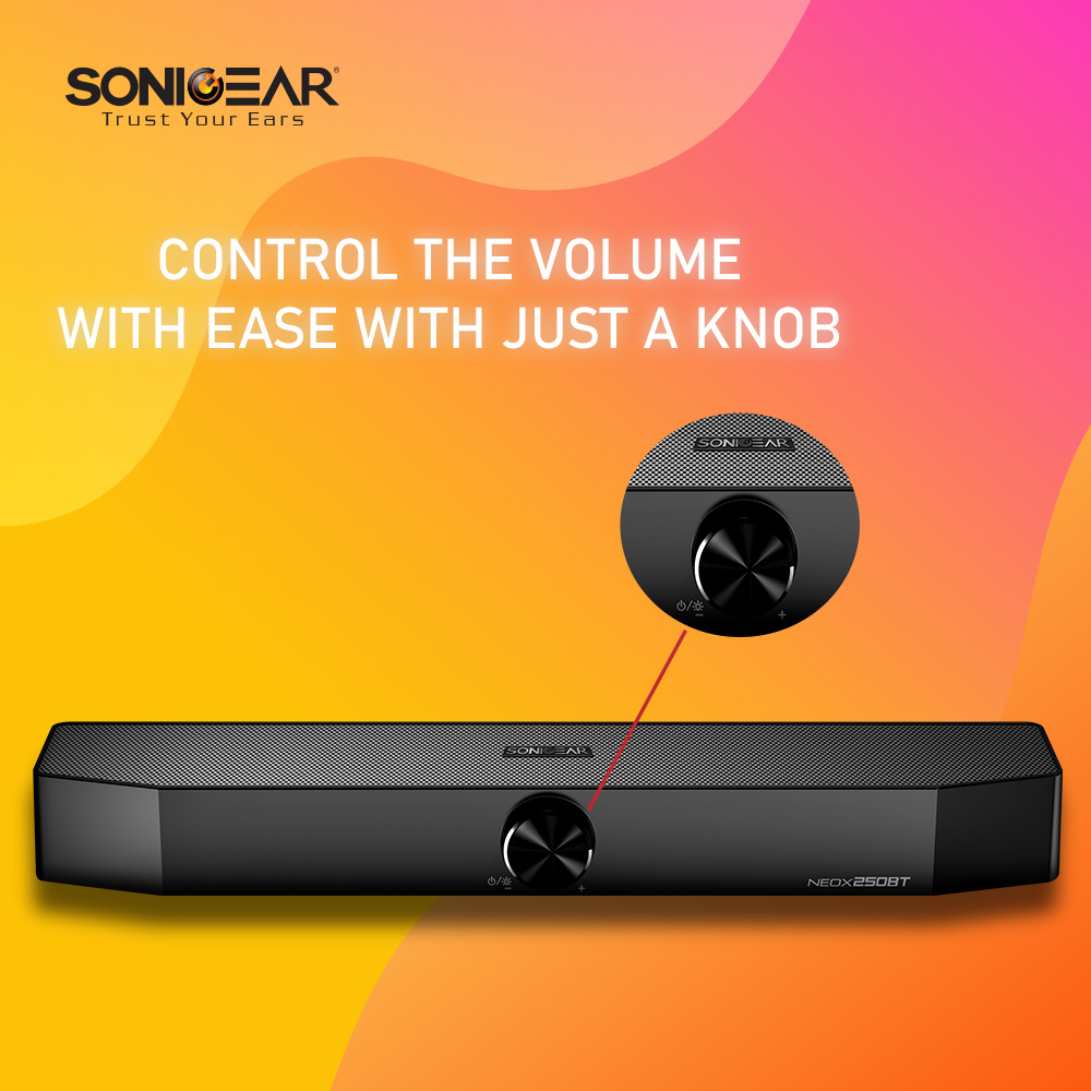 SonicGear NeoX 250BT Bluetooth Soundbar Speaker (1 Year Warranty)