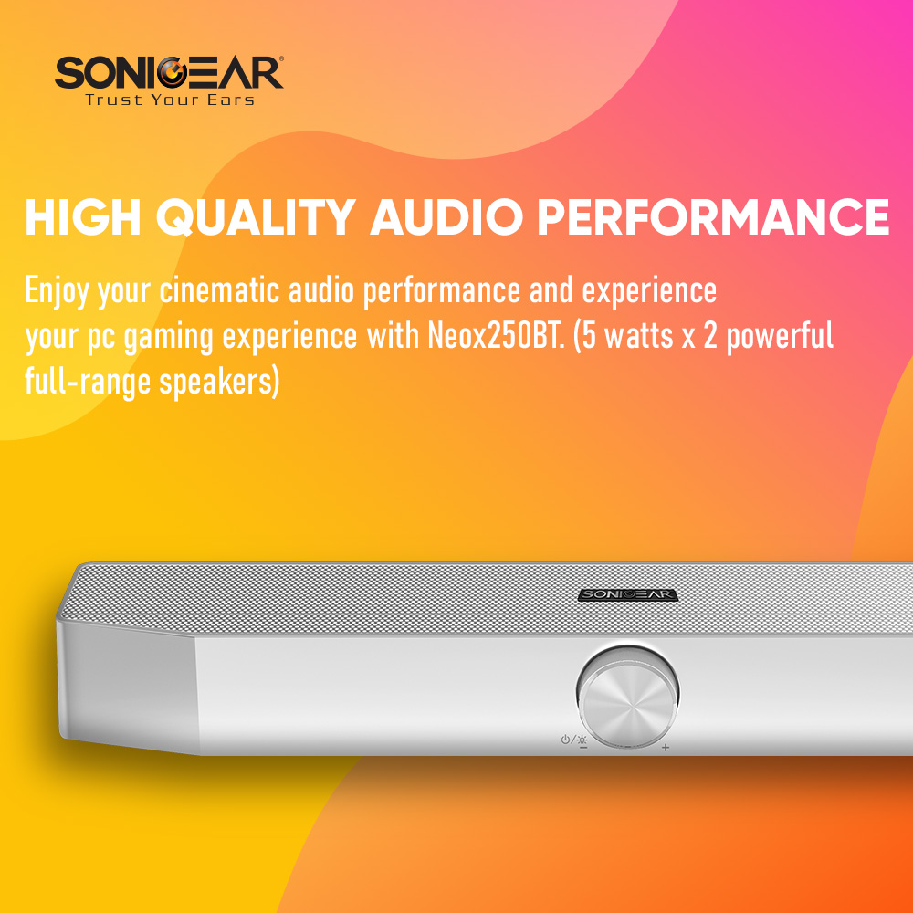 SonicGear NeoX 250BT Bluetooth Soundbar Speaker (1 Year Warranty)