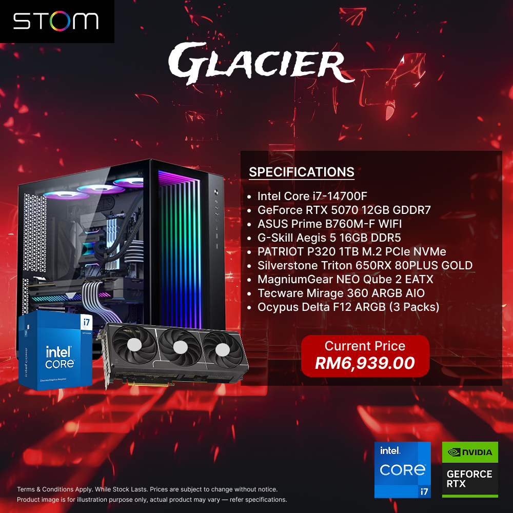 STOM PC Build Package - Glacier