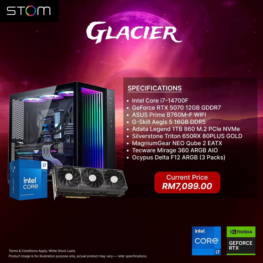 STOM PC Build Package - Glacier