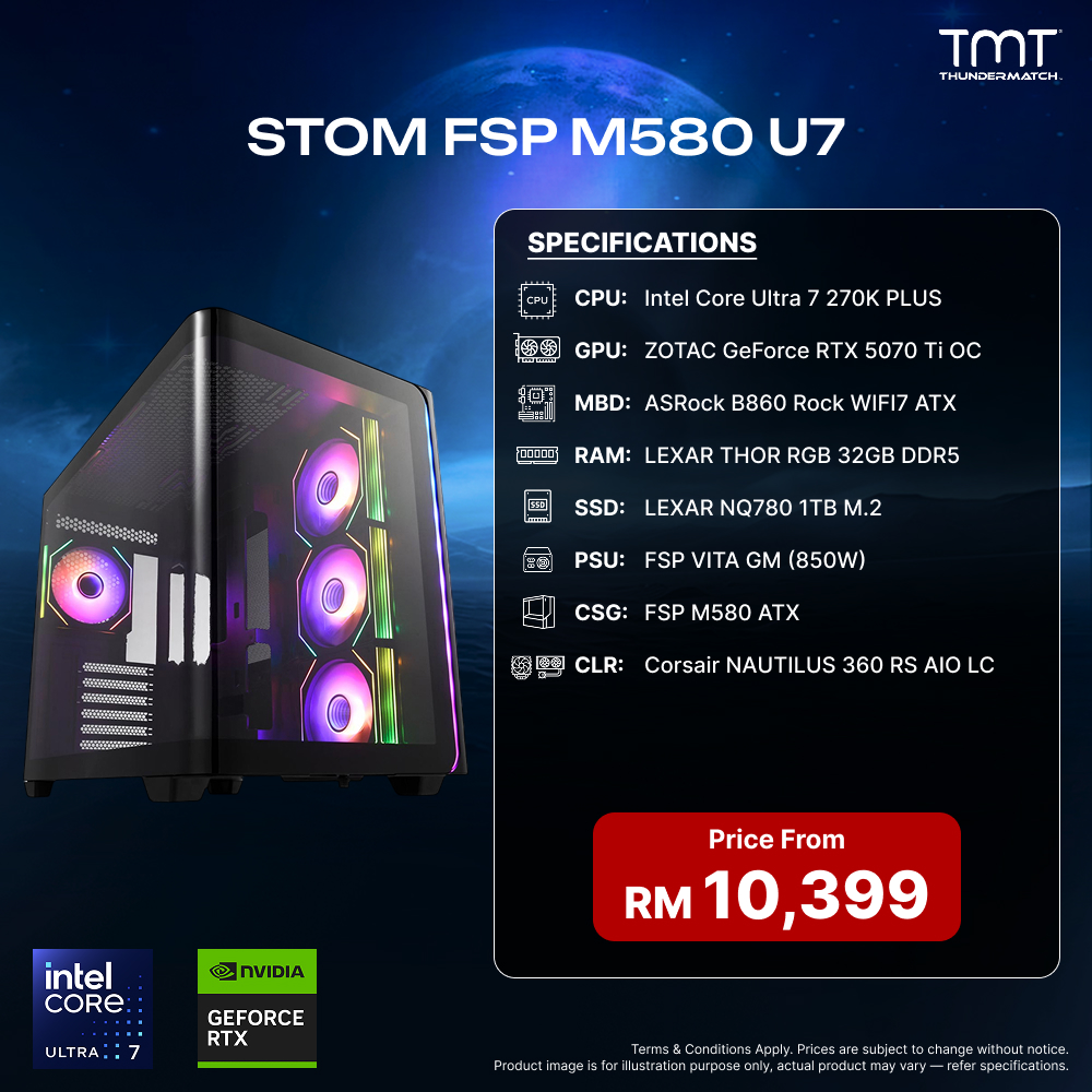 STOM FSP M580 U7 - PC Build Package