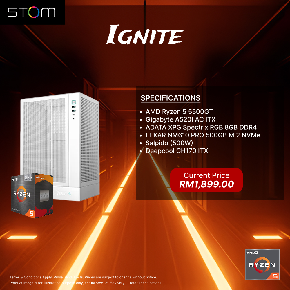 STOM PC Build Package - Ignite