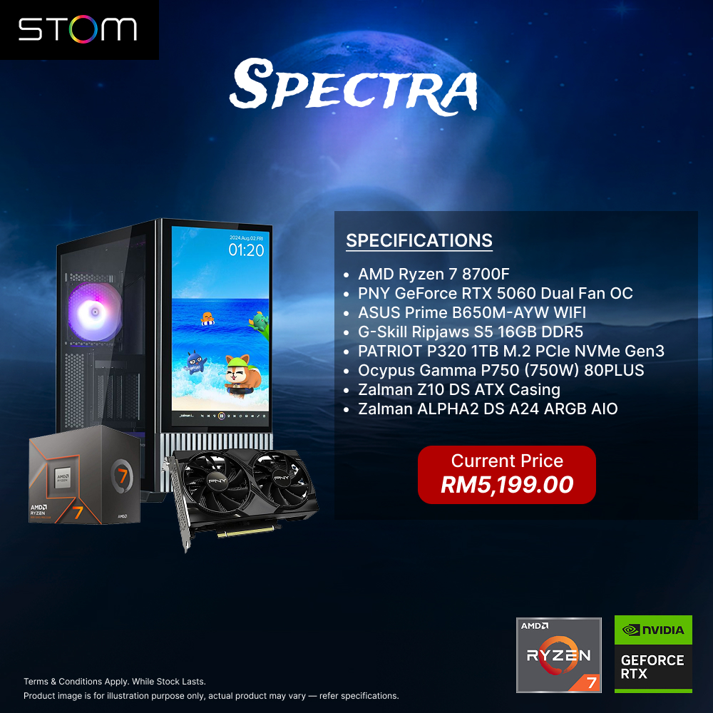 STOM PC Build Package - Spectra