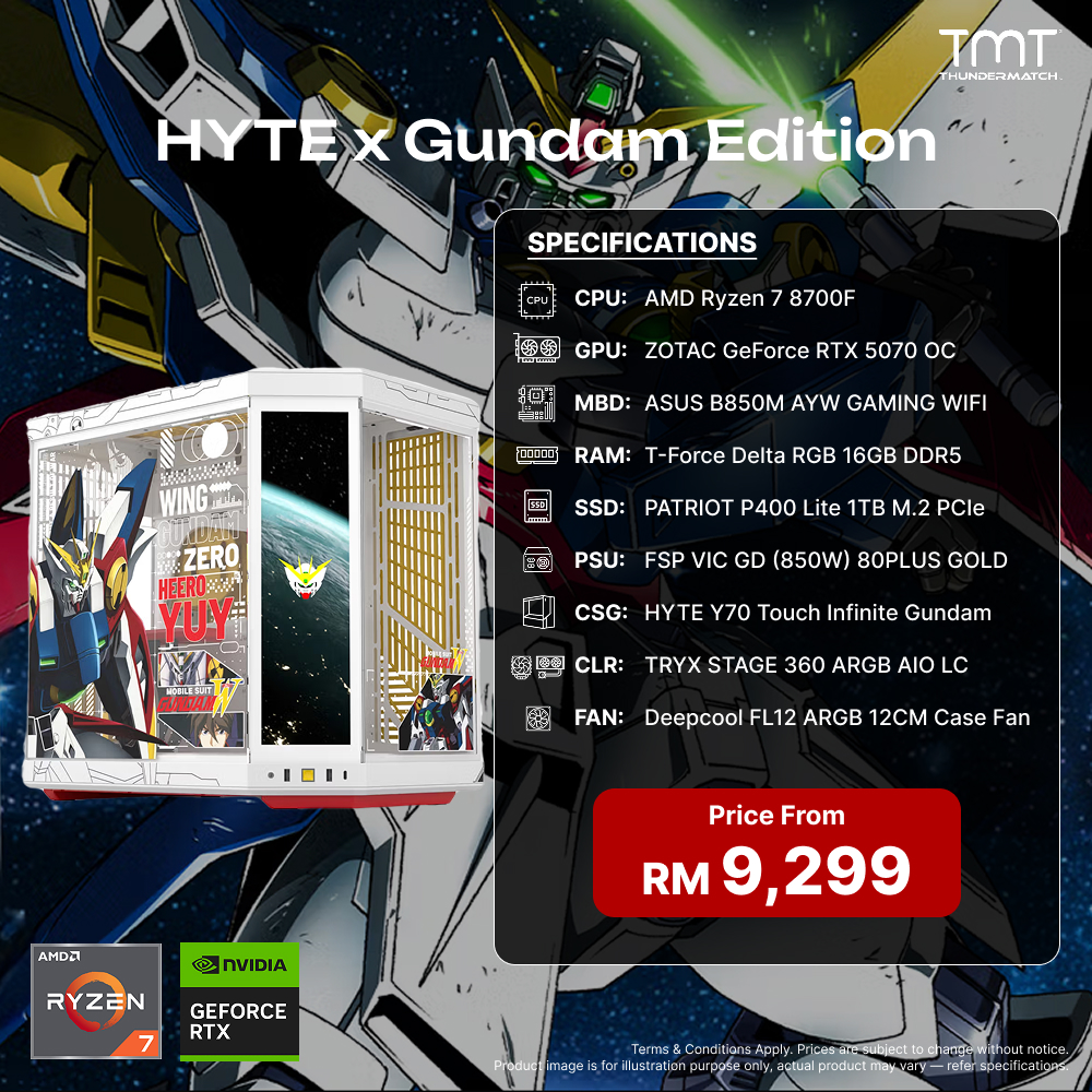 HYTE x Gundam Edition - PC Build Package