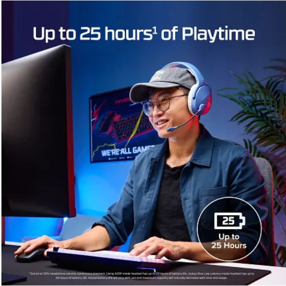 HyperX Cloud Jet Wireless Gaming Headset Black/Blue