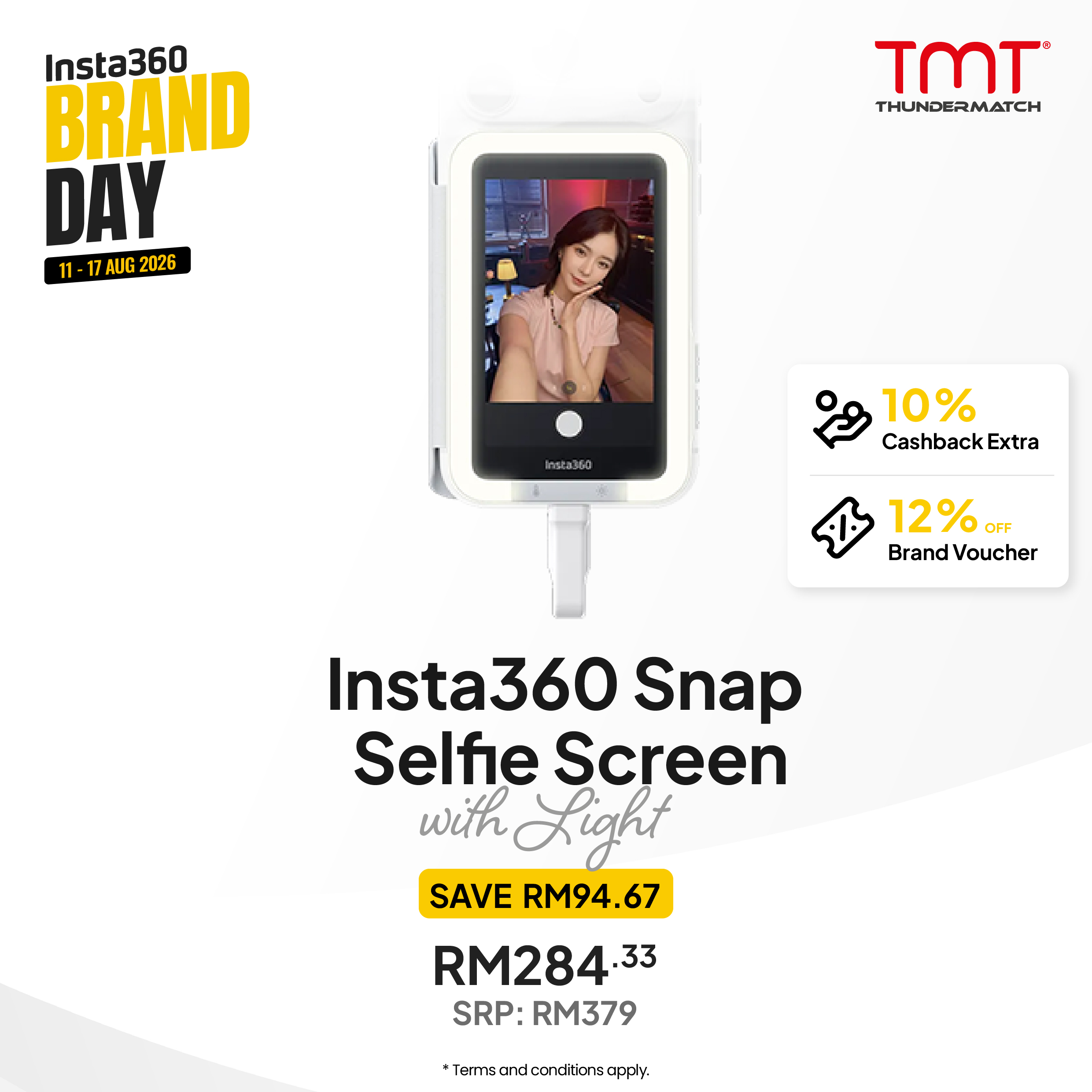 Insta360 Snap Selfie Screen